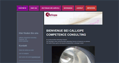 Desktop Screenshot of calliope-consulting.de