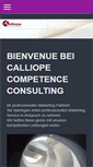 Mobile Screenshot of calliope-consulting.de